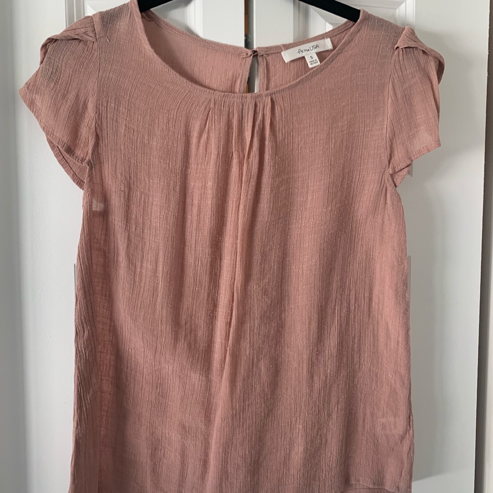 Active USA Peach Blouse